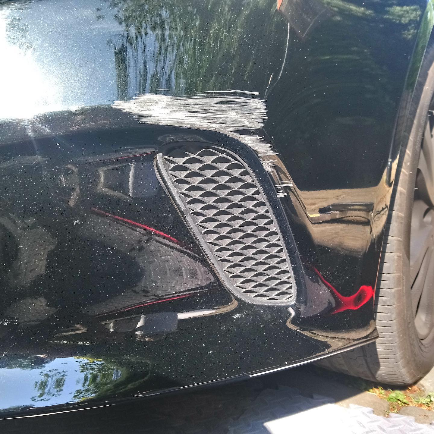 Mercedes Bumper Scuffs Repair